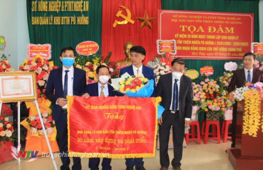 BQL Khu BTTN Pù Huống Tọa đàm kỷ niệm 20 năm ngày thành lập