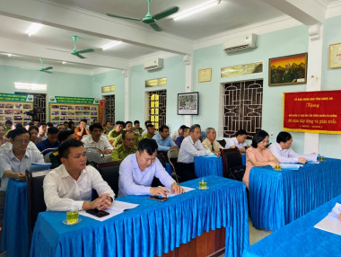 BQL Khu BTTN Pù Huống tổ chức hội nghị sơ kết 9 tháng đầu năm và triển khai nhiệm vụ quý IV năm 2022