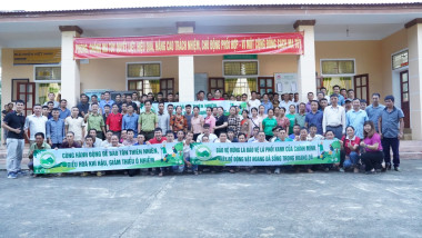 BQL Khu BTTN Pù Huống tổ chức tập huấn nâng cao kỹ năng giáo dục truyền thông  môi trường và bảo tồn động vật hoang dã