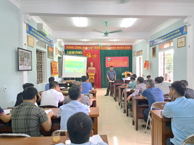 Công tác đào tạo tập huấn nâng cao năng lực cho cán bộ tại Ban quản lý Khu BTTN Pù Huống năm 2023
