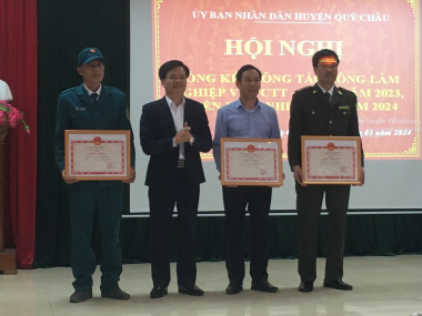 BQl Khu BTTN Pù Huống thực hiện hoàn thành xuất sắc nhiệm vụ chính trị được giao trên địa bàn huyện Quỳ Châu