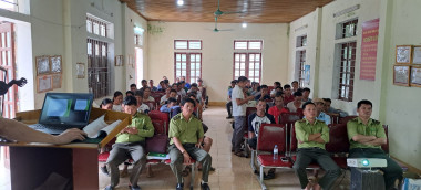 BQL Khu BTTN Pù Huống tổ chức Hội nghị tuyên truyền phổ biến pháp luật quản lý bảo vệ rừng và PCCCR tại  huyện Quỳ Châu năm 2024.