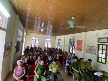 Ban quản lý Khu BTTN Pù Huống tăng cường công tác tuyên truyền phổ biến chính sách, pháp luật trong lĩnh vực Lâm nghiệp cho nhân dân vùng giáp ranh.