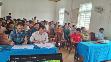 Hội nghị tuyên truyền phổ biến pháp luật quản lý bảo vệ rừng và Phòng cháy chữa cháy rừng (PCCCR) tại địa bàn Châu Lý, Bắc Sơn huyện Quỳ Hợp năm 2025.